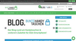 Desktop Screenshot of bunte-handytaschen.de